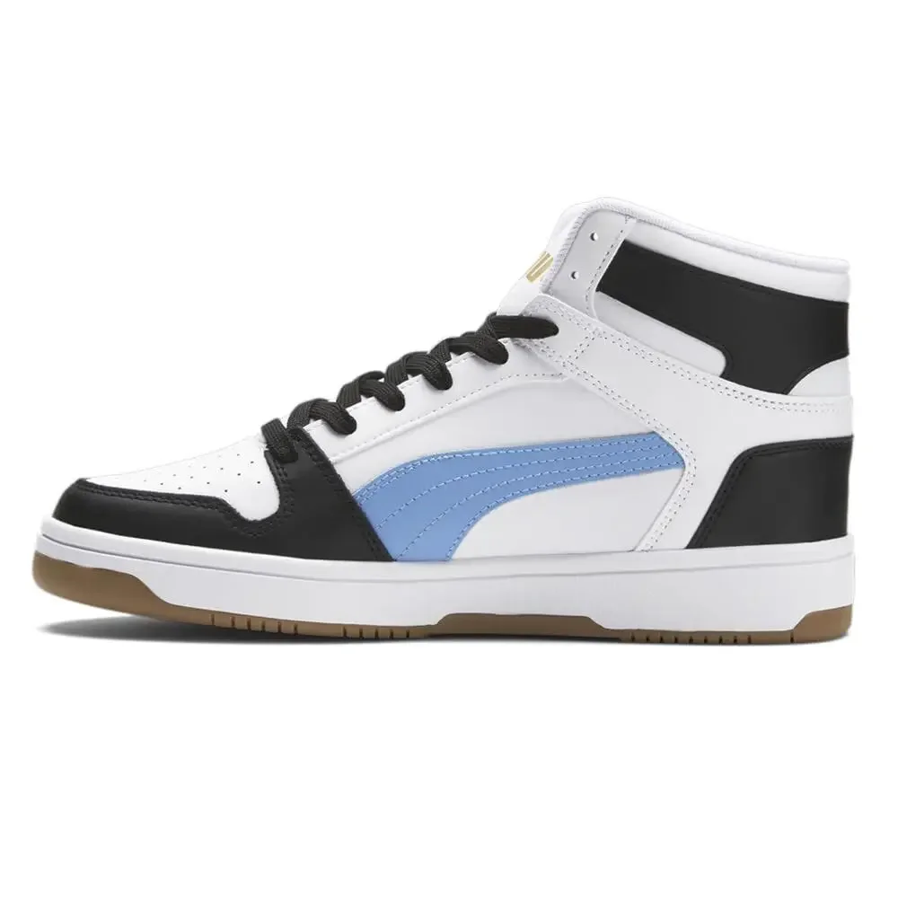 PUMA REBOUND LAYUP DUAL PUMA BLACK/TEAM LIGHT BLUE/PUMA TEAM GOLD 13 D (M)